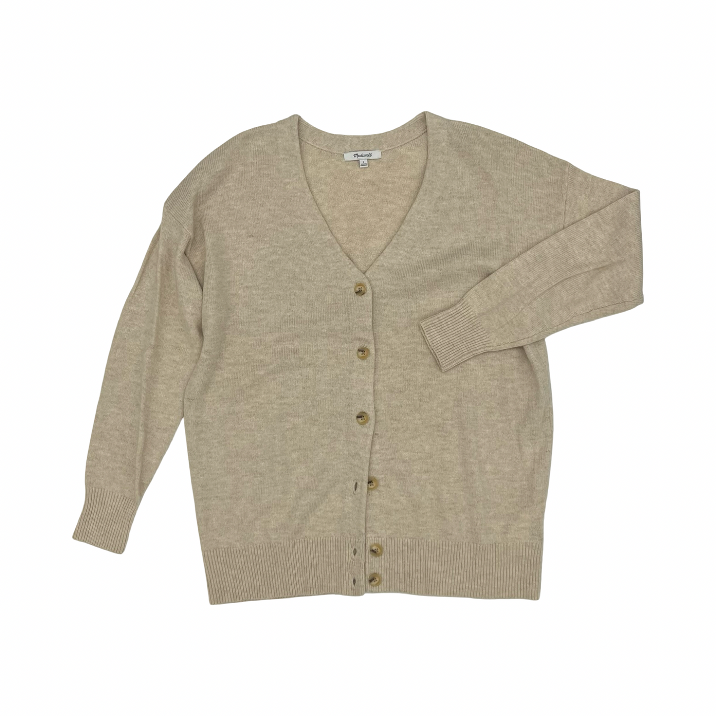 Sweater Cardigan By Madewell In Tan, Size:S