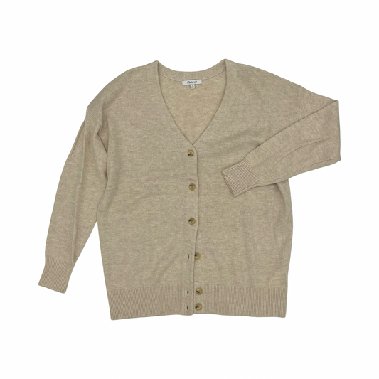 Sweater Cardigan By Madewell In Tan, Size:S