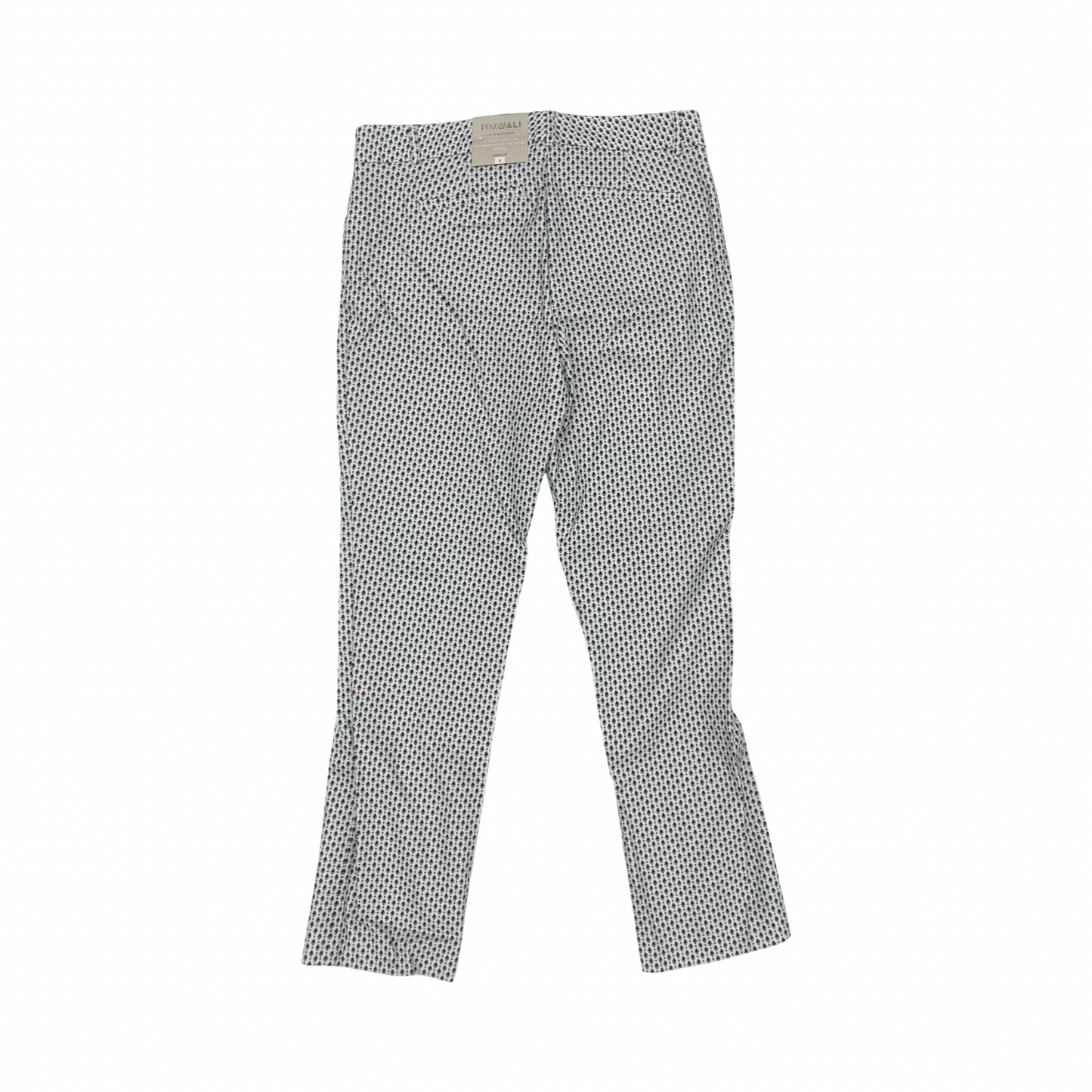 Pants Chinos & Khakis By Roz And Ali In Black & Cream, Size:8