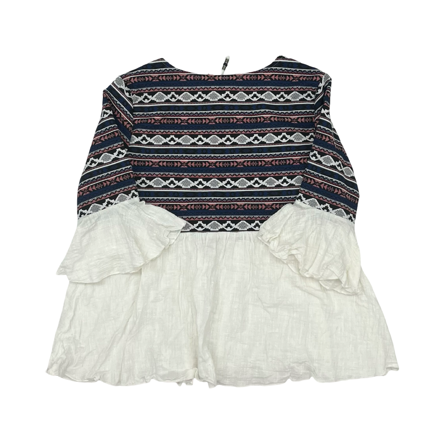 Kimono By Grace & Lace In Blue & Red & White, Size:M