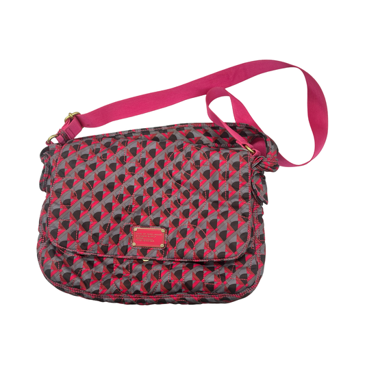 Crossbody Designer By Marc By Marc Jacobs In Green & Pink, Size:Large