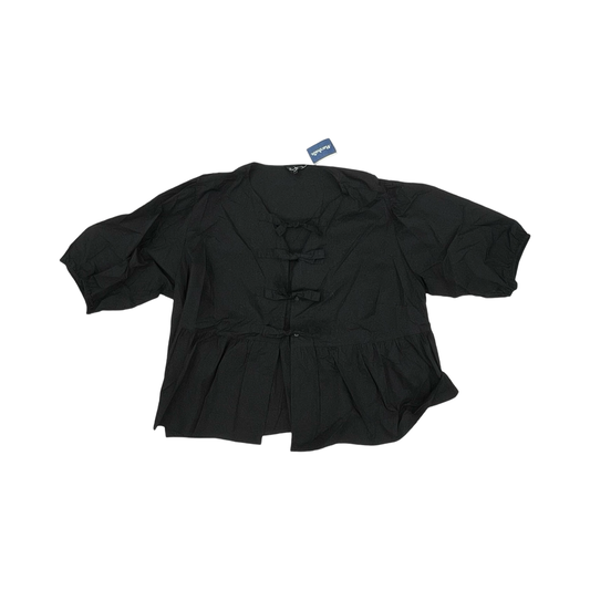 Blouse Ss By Velvet In Black, Size:2X