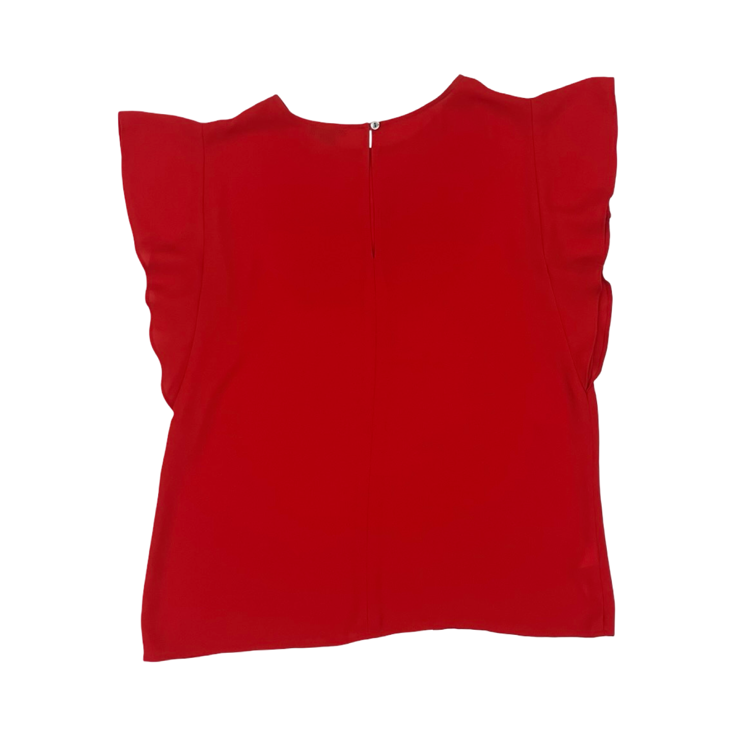 Blouse Ss By Ann Taylor In Red, Size:Xs