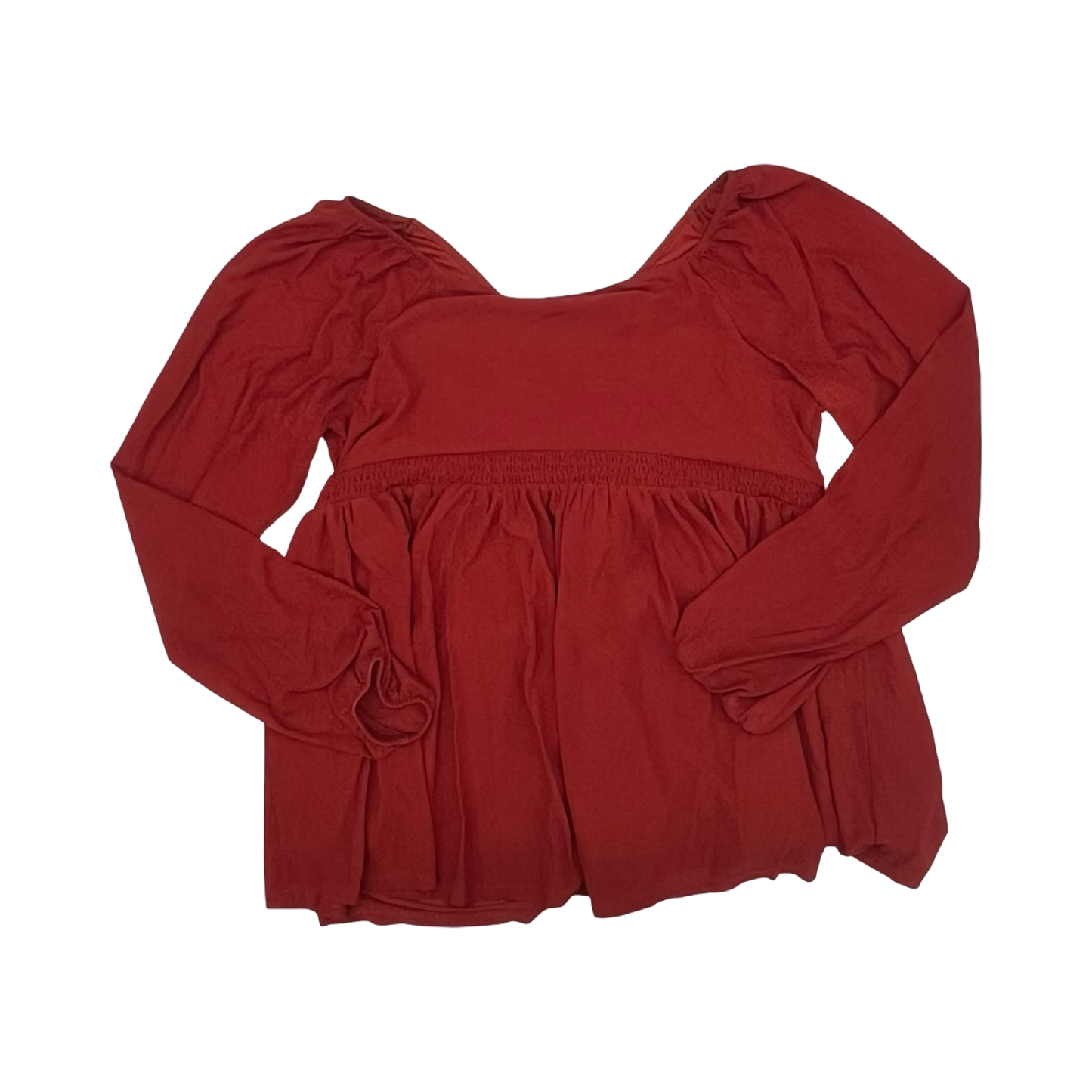 Blouse Ls By Torrid In Orange, Size:2X