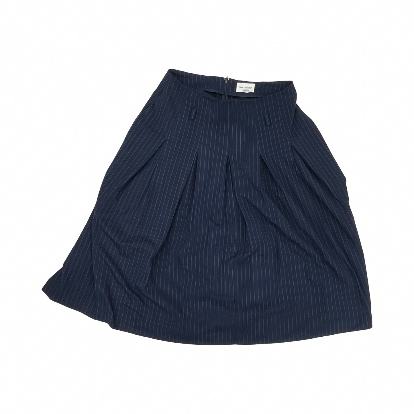 Skirt Midi By Free Assembly In Navy, Size:14