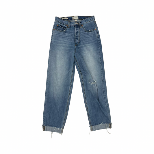 Jeans Straight By Universal Thread In Blue Denim, Size:8