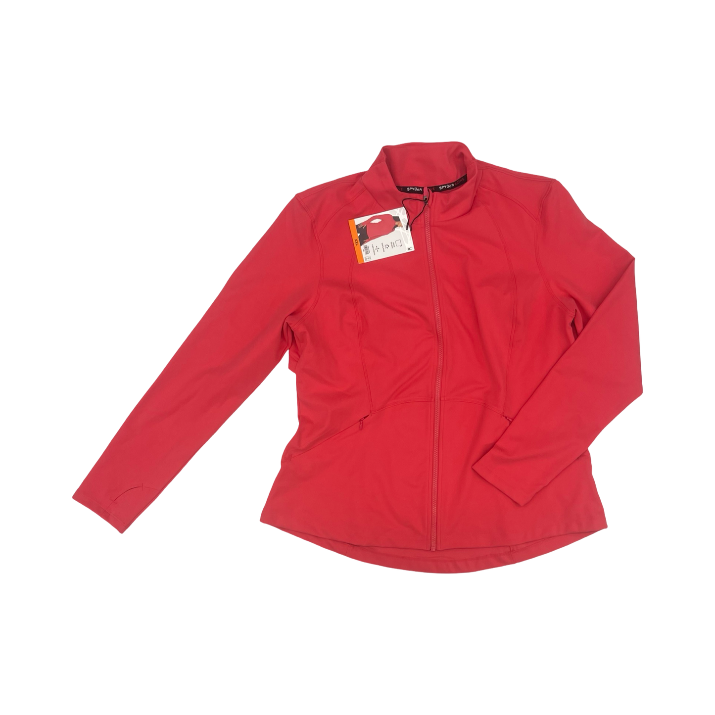 Athletic Jacket By Spyder In Pink, Size:Xxl