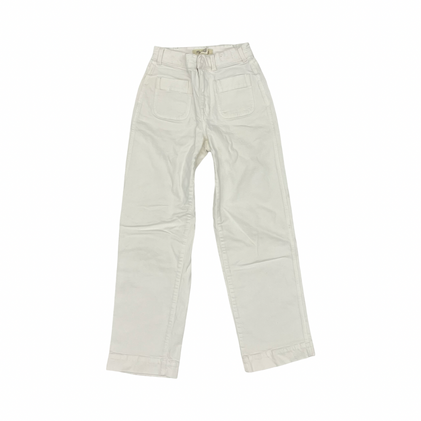 Jeans Straight By Madewell In White Denim, Size:0
