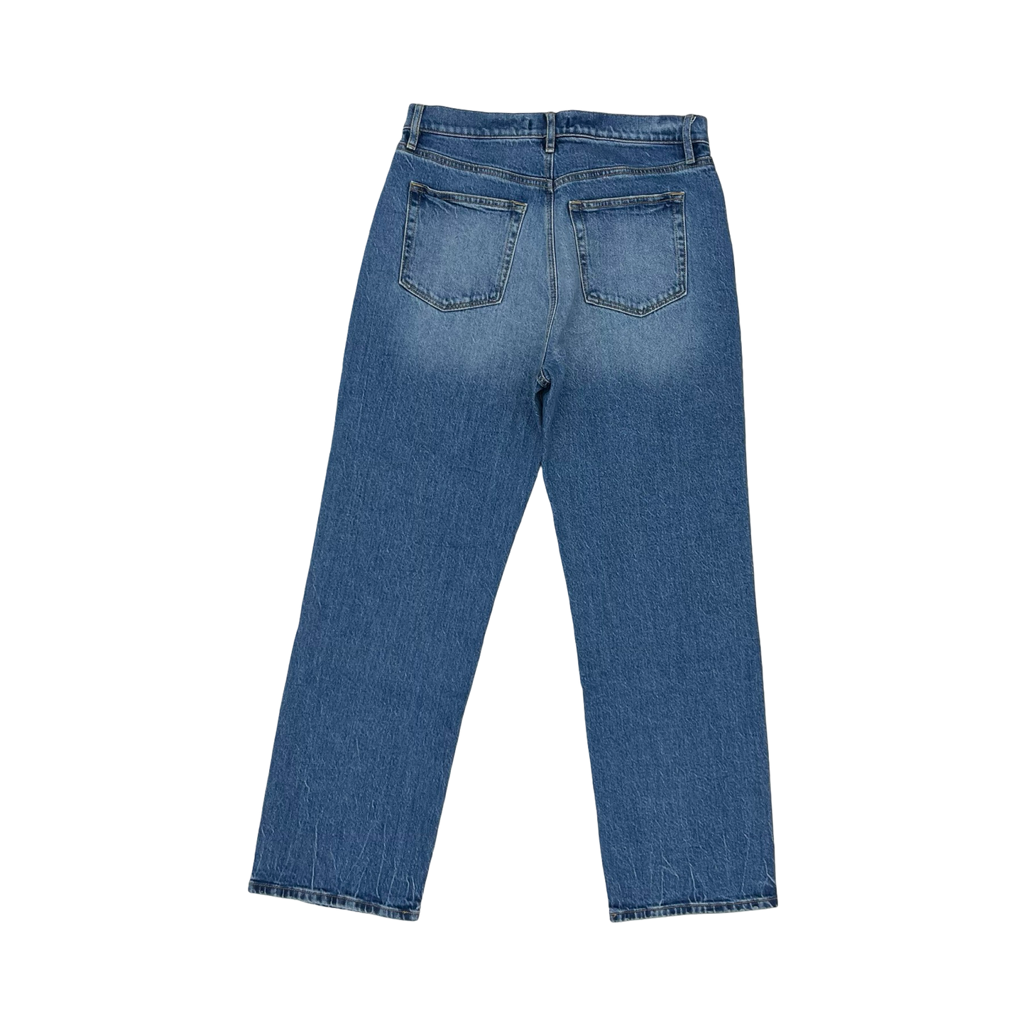 Jeans Straight By Loft In Blue Denim, Size:8