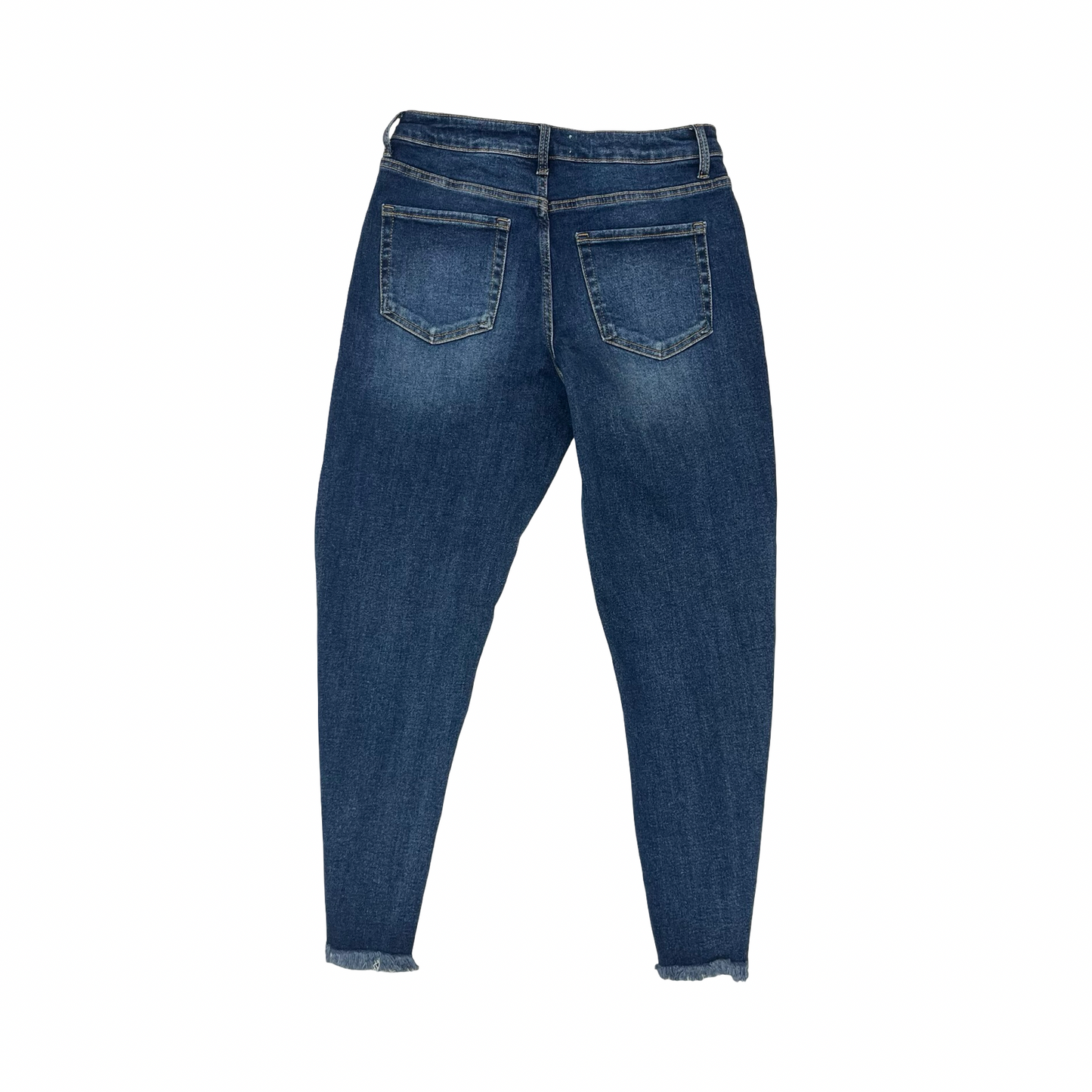 Jeans Straight By Vervet In Blue Denim, Size:8
