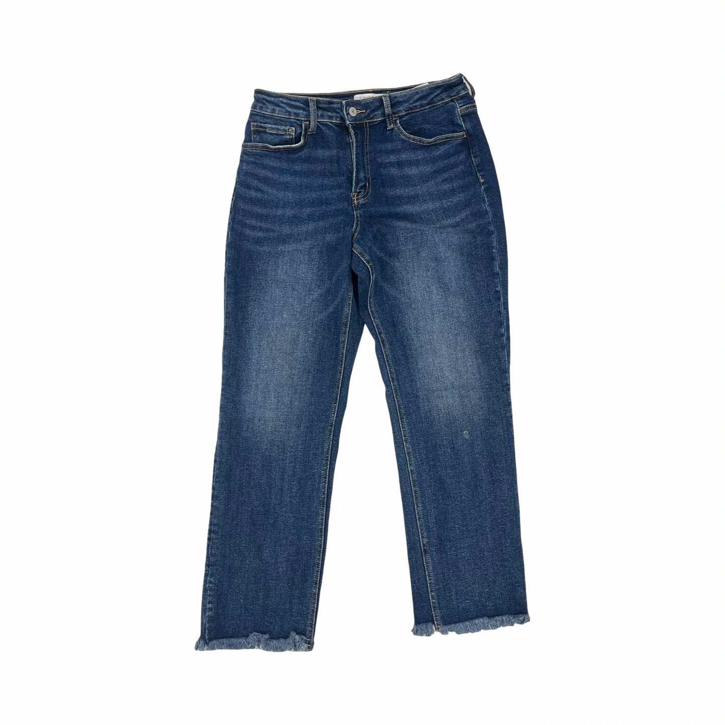 Jeans Straight By Vervet In Blue Denim, Size:8