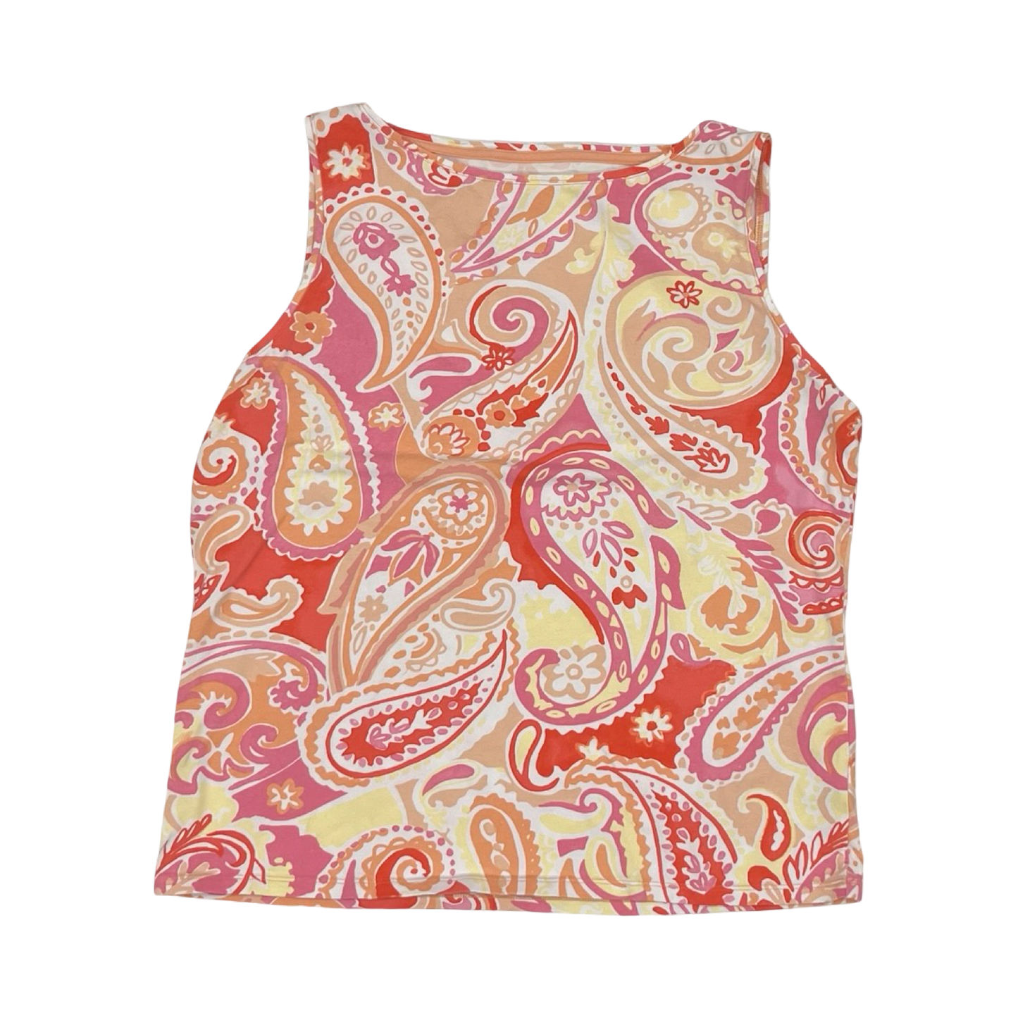Top Sleeveless By Talbots In Multi, Size:Xl