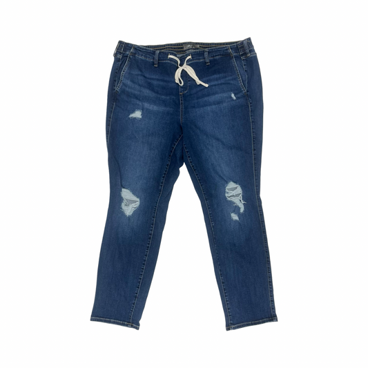 Jeans Skinny By Torrid In Blue Denim, Size:Xl