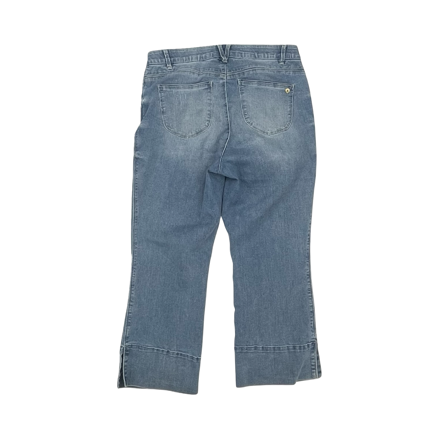 Jeans Wide Leg By Democracy In Blue Denim, Size:16