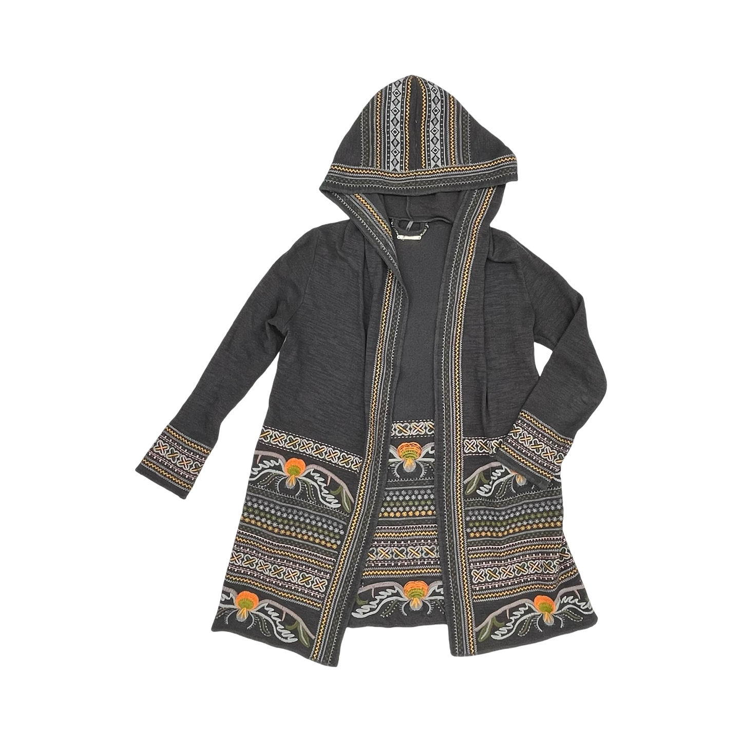 Cardigan By Clothes Mentor In Grey, Size:S