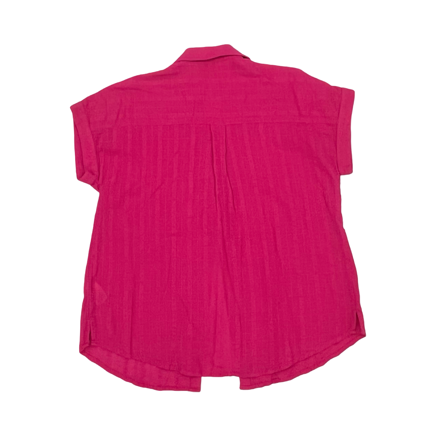 Blouse Ss By Lucky Brand In Pink, Size:M