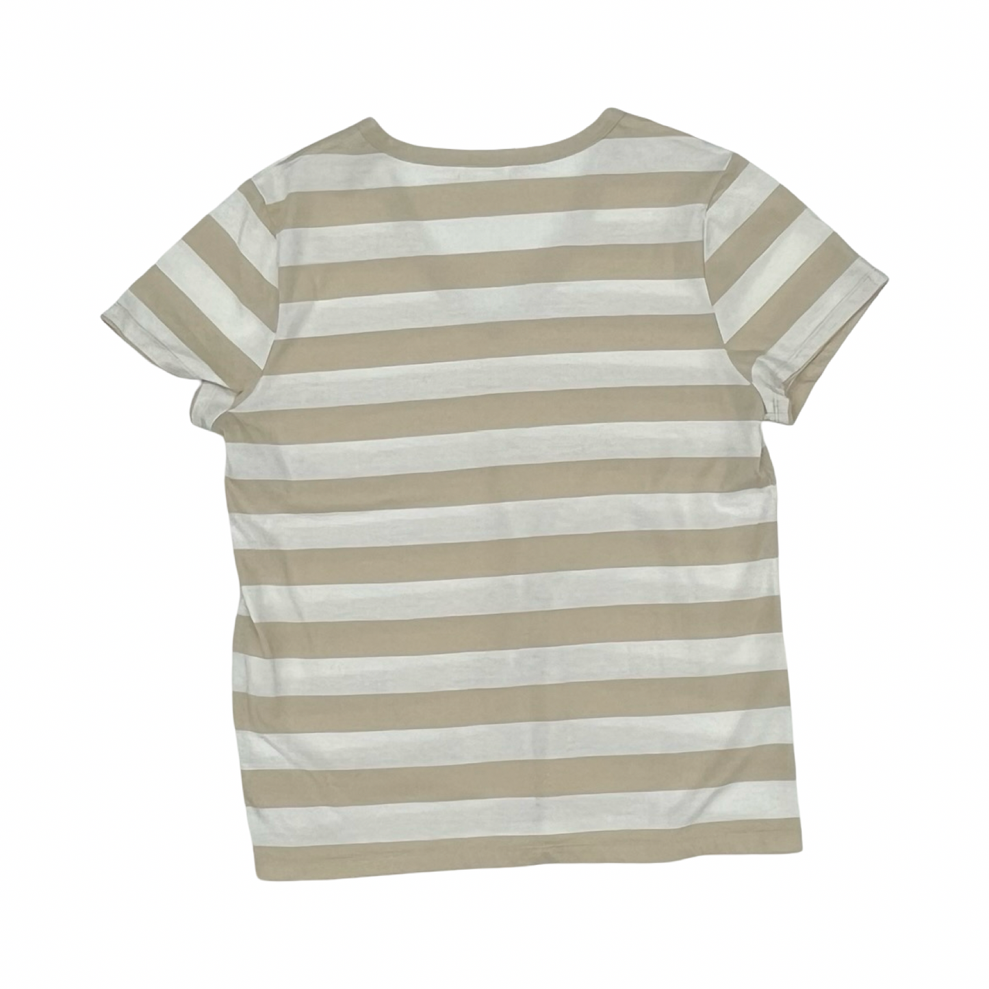 Top Ss By Nine Britton In Tan & White, Size:L