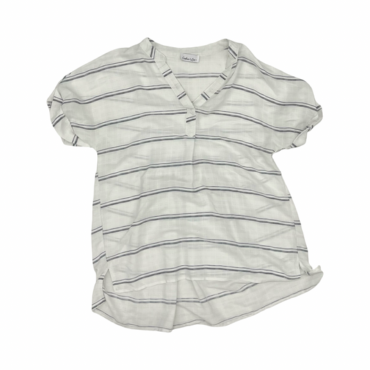 Blouse Ss By Clothes Mentor In White, Size:S