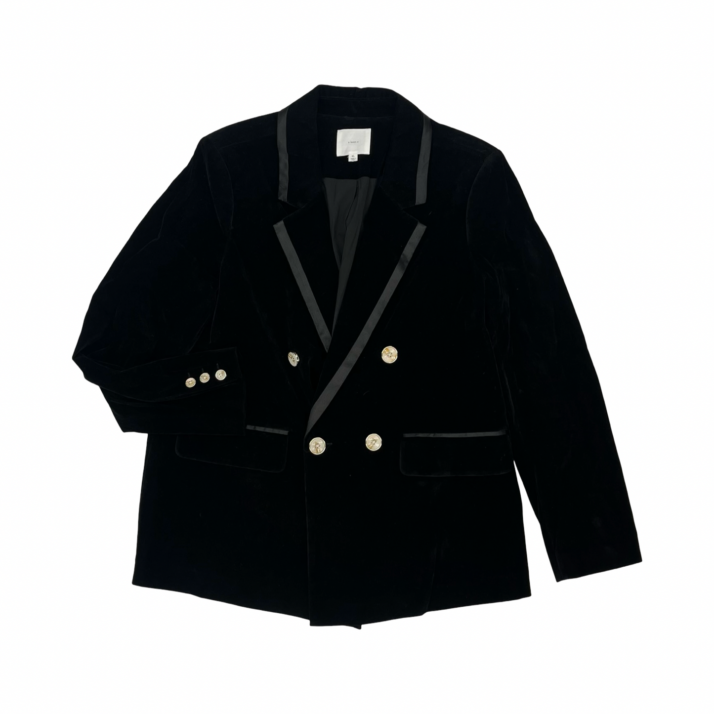Blazer By A Loves A In Black, Size:Xl