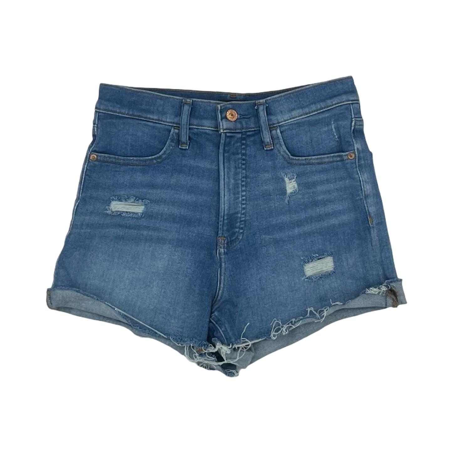 Shorts By Express In Blue Denim, Size:4
