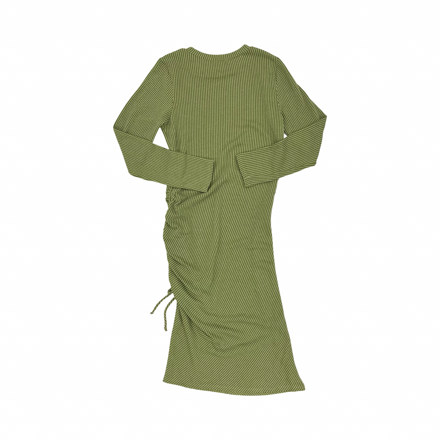 Dress Casual Midi By Moa Moa In Green, Size:L