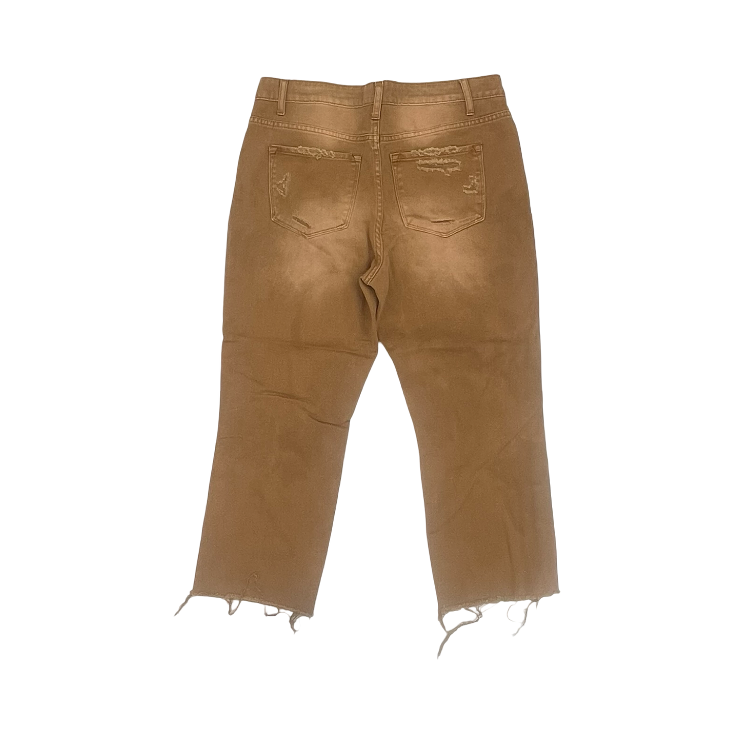 Jeans Boyfriend By Vervet In Tan Denim, Size:10