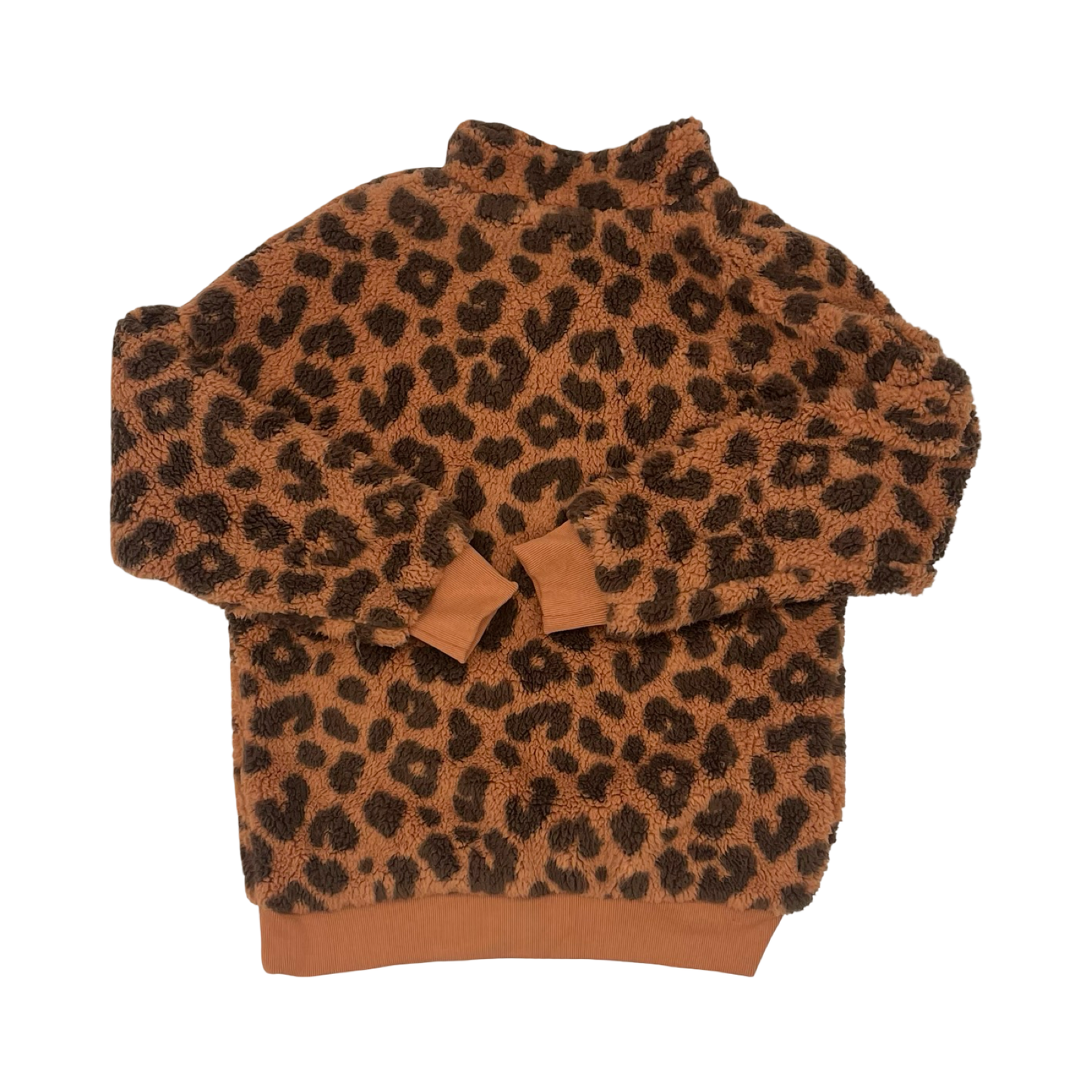Sweatshirt Collar By Cme In Leopard Print, Size:L