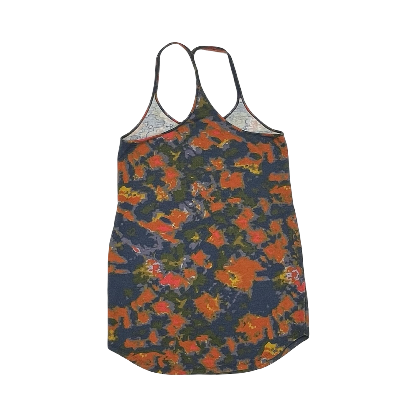 Dress Casual Short By Venus In Blue & Orange, Size:M