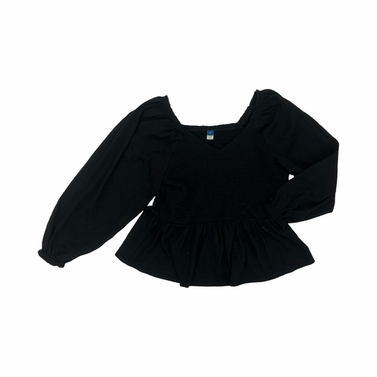 Top Ls By Old Navy In Black, Size:Xl