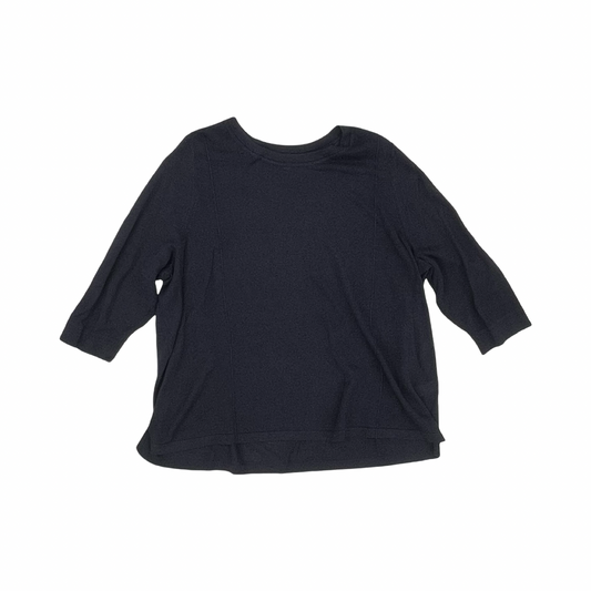 Top 3/4 Sleeve By J. Jill In Blue, Size:2X