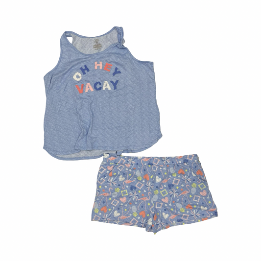 Pajamas 2Pc By Secret Treasures In Blue, Size:Xl