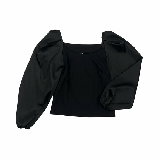 Blouse Ls By Loft In Black, Size:M