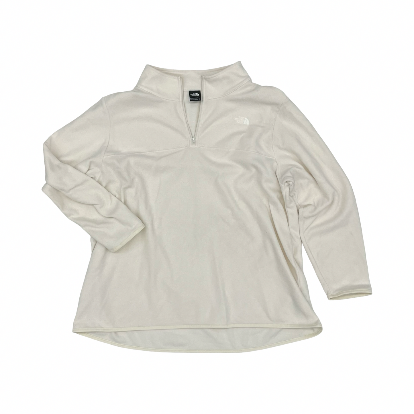 Athletic Sweatshirt Collar By The North Face In Cream, Size:3X
