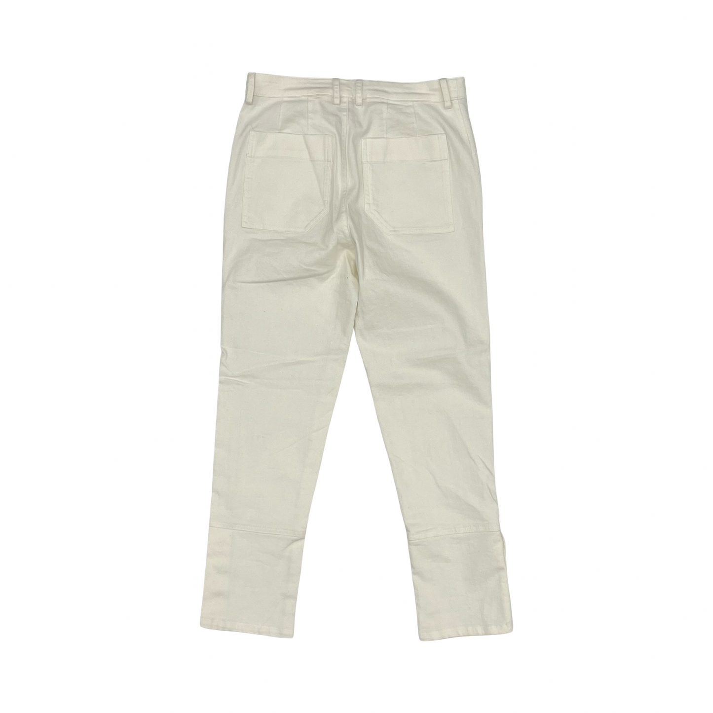 Jeans Straight By Maeve In White Denim, Size:2