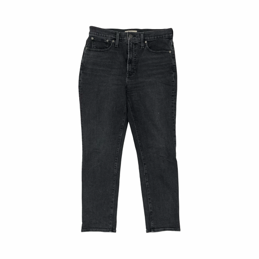 Jeans Straight By Madewell In Black Denim, Size:6