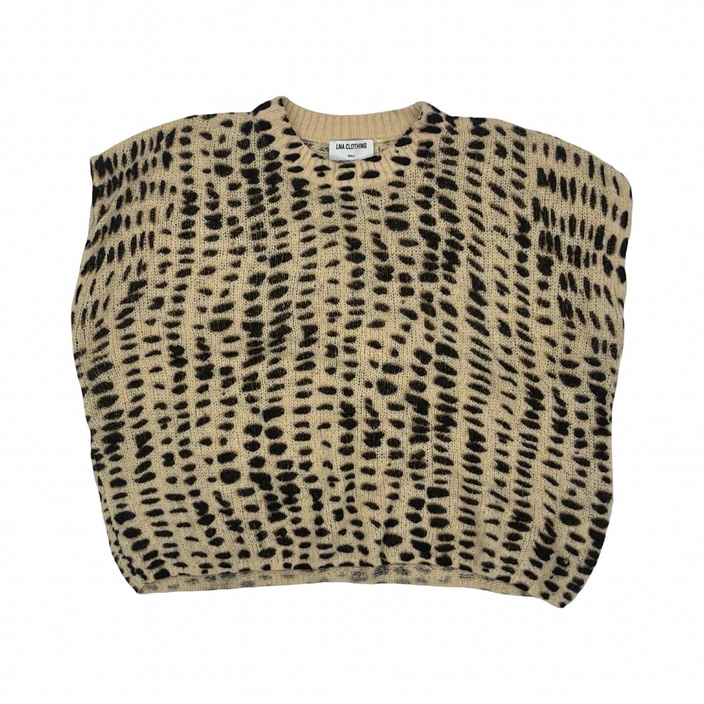 Sweater Ss By Lna In Leopard Print, Size:S