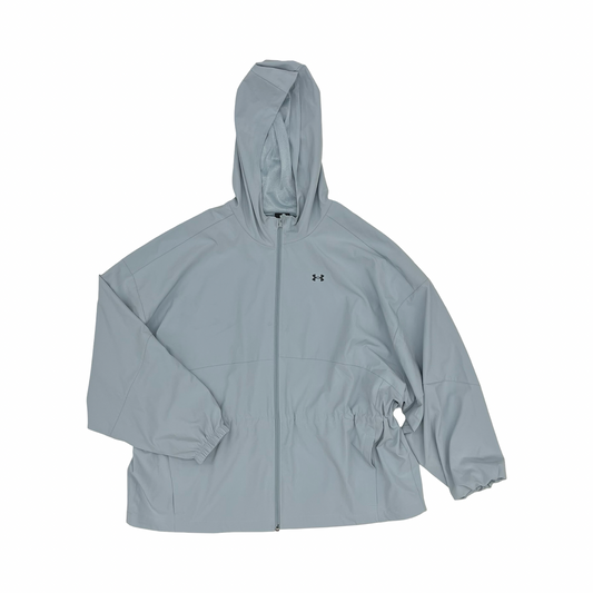 Jacket Windbreaker By Under Armour In Blue, Size:M