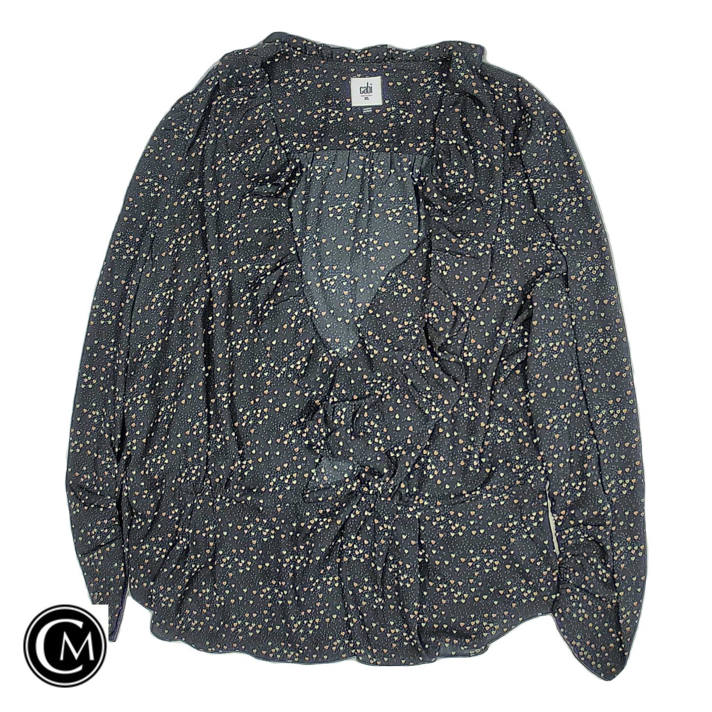 Blouse Ls By Cabi In Multi, Size: Xl