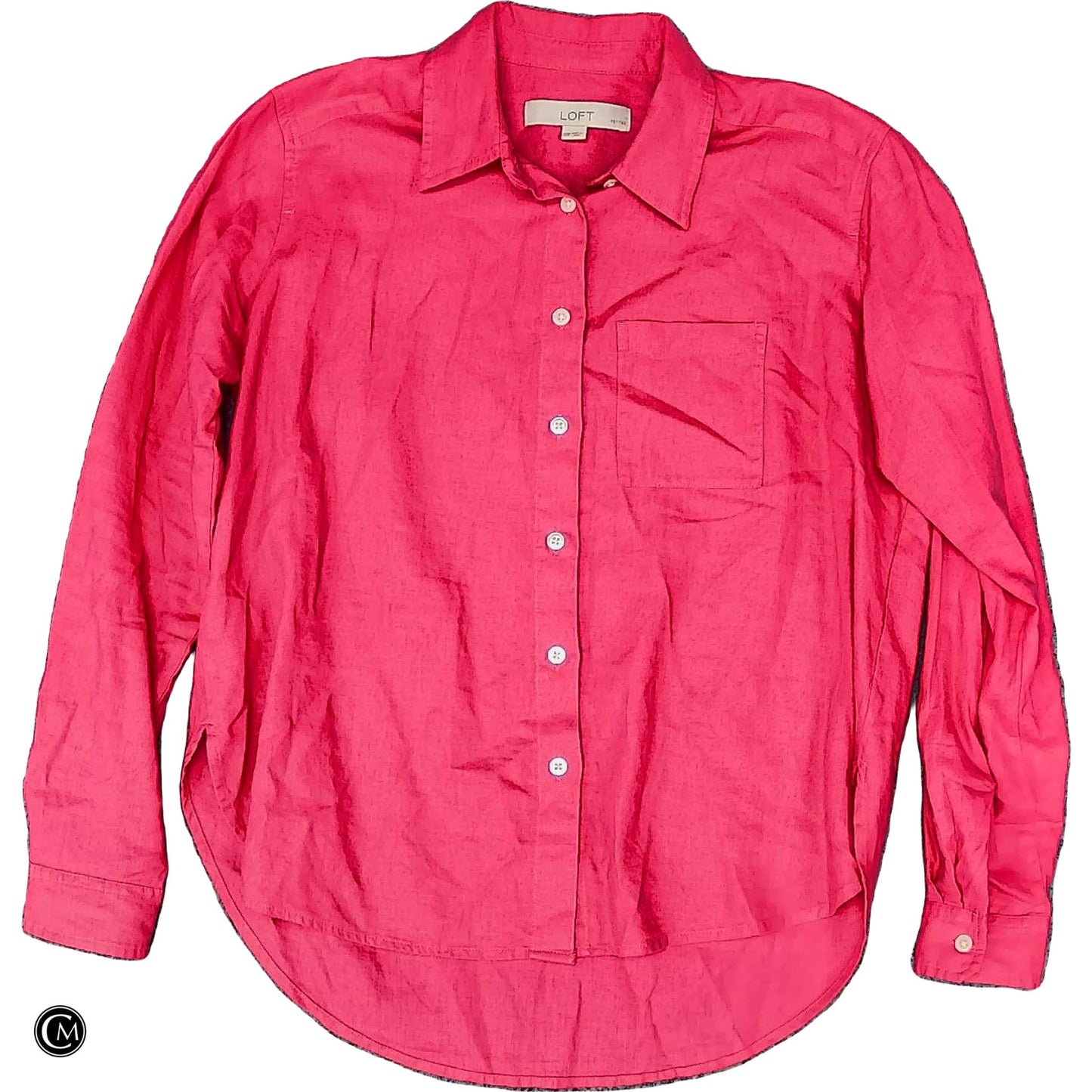 Top Ls By Loft In Pink, Size: Xxsp