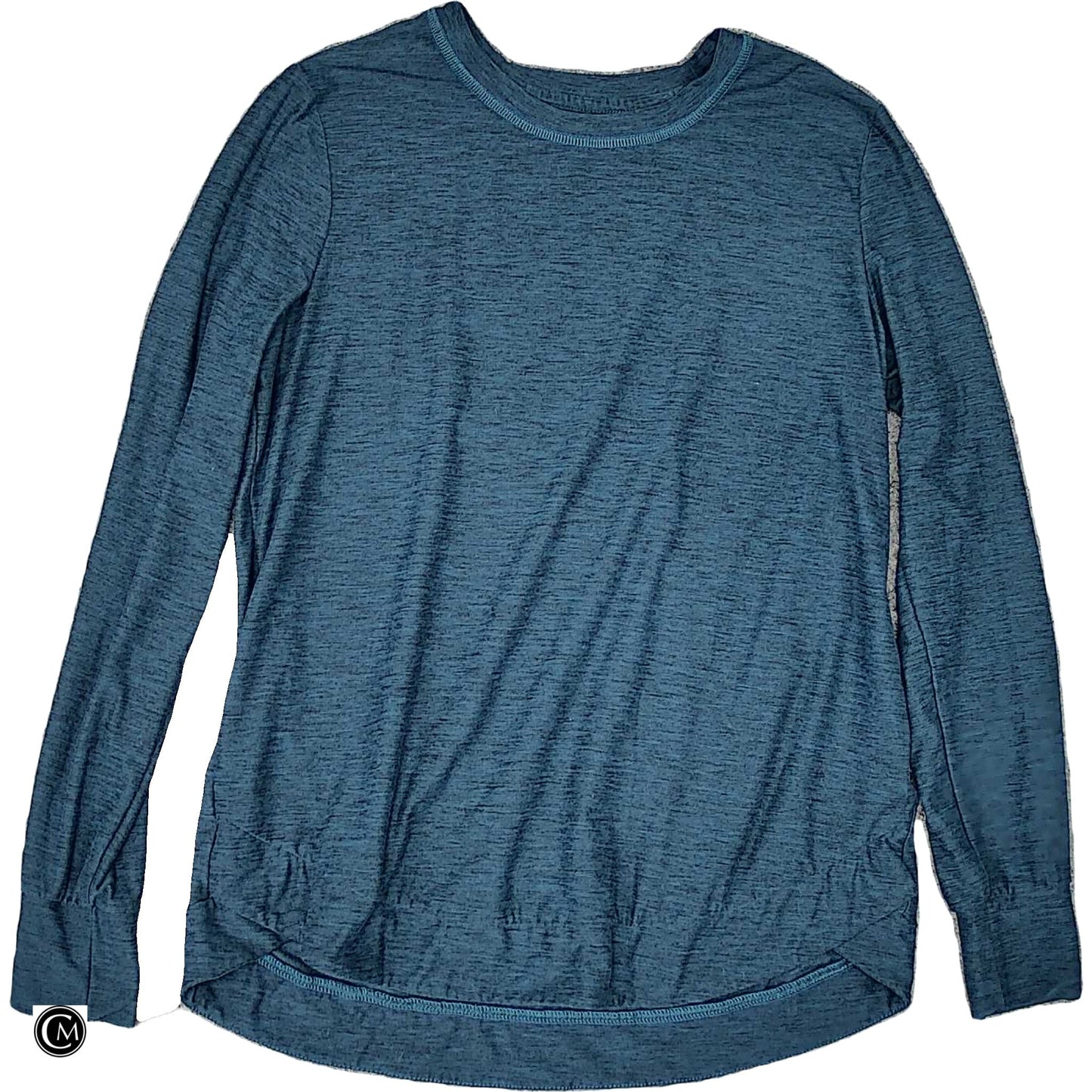 Athletic Top Ls Crewneck By Skechers In Blue, Size: Xs