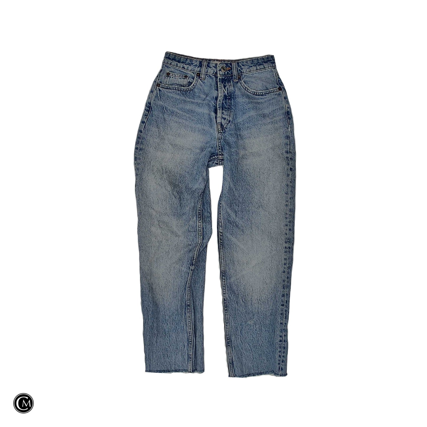 Jeans Straight By Zara In Blue, Size: 2