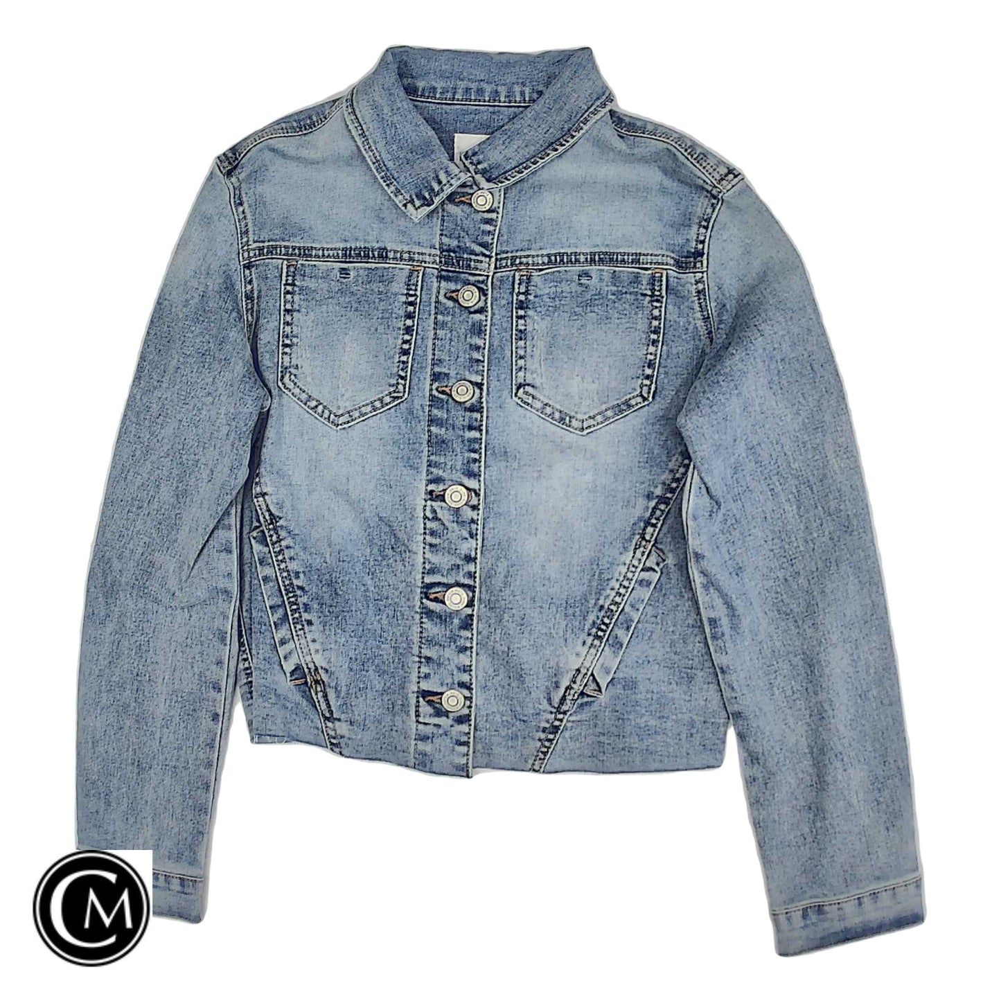 Jacket Denim By Kensie In Blue Denim, Size: S
