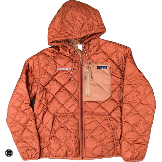 Jacket Puffer & Quilted By Patagonia In Orange, Size: M