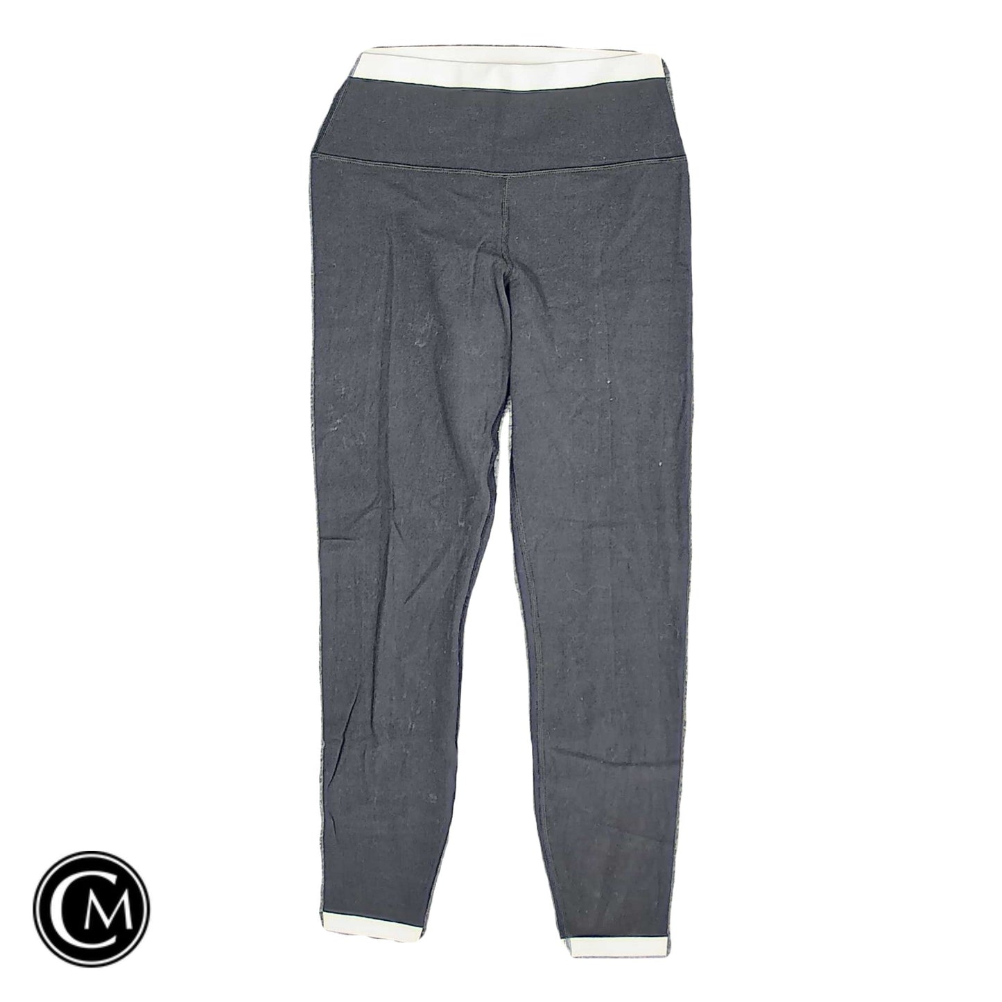 Athletic Leggings By Athleta In Black & Cream, Size: S