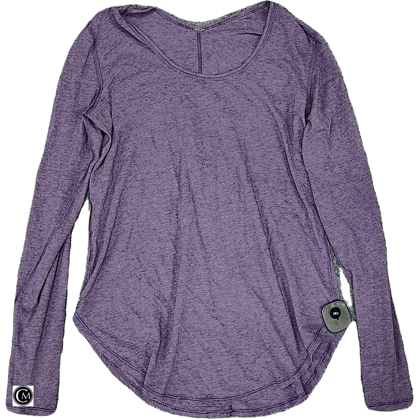 Athletic Top Ls Crewneck By Lululemon In Purple, Size: S