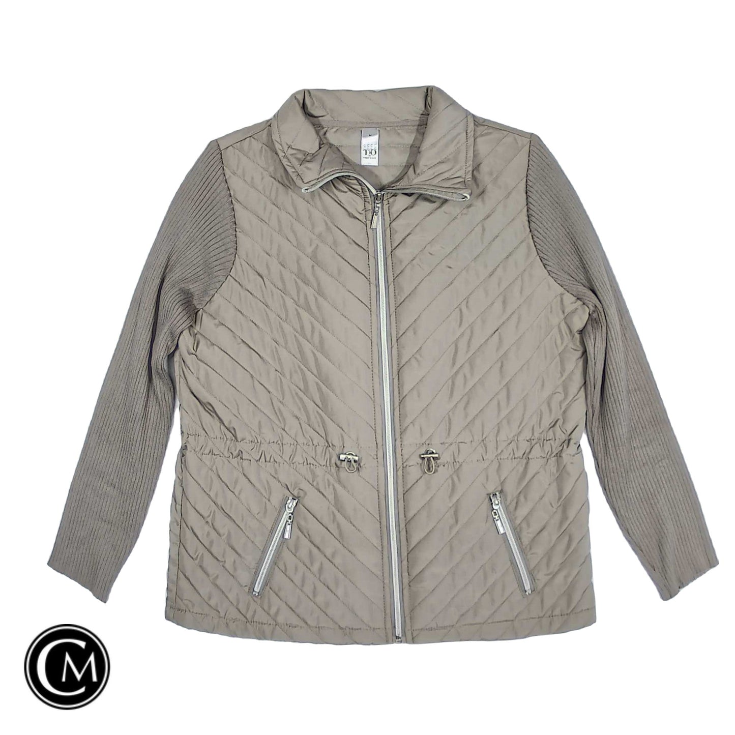 Jacket Other By Clothes Mentor In Beige, Size: M