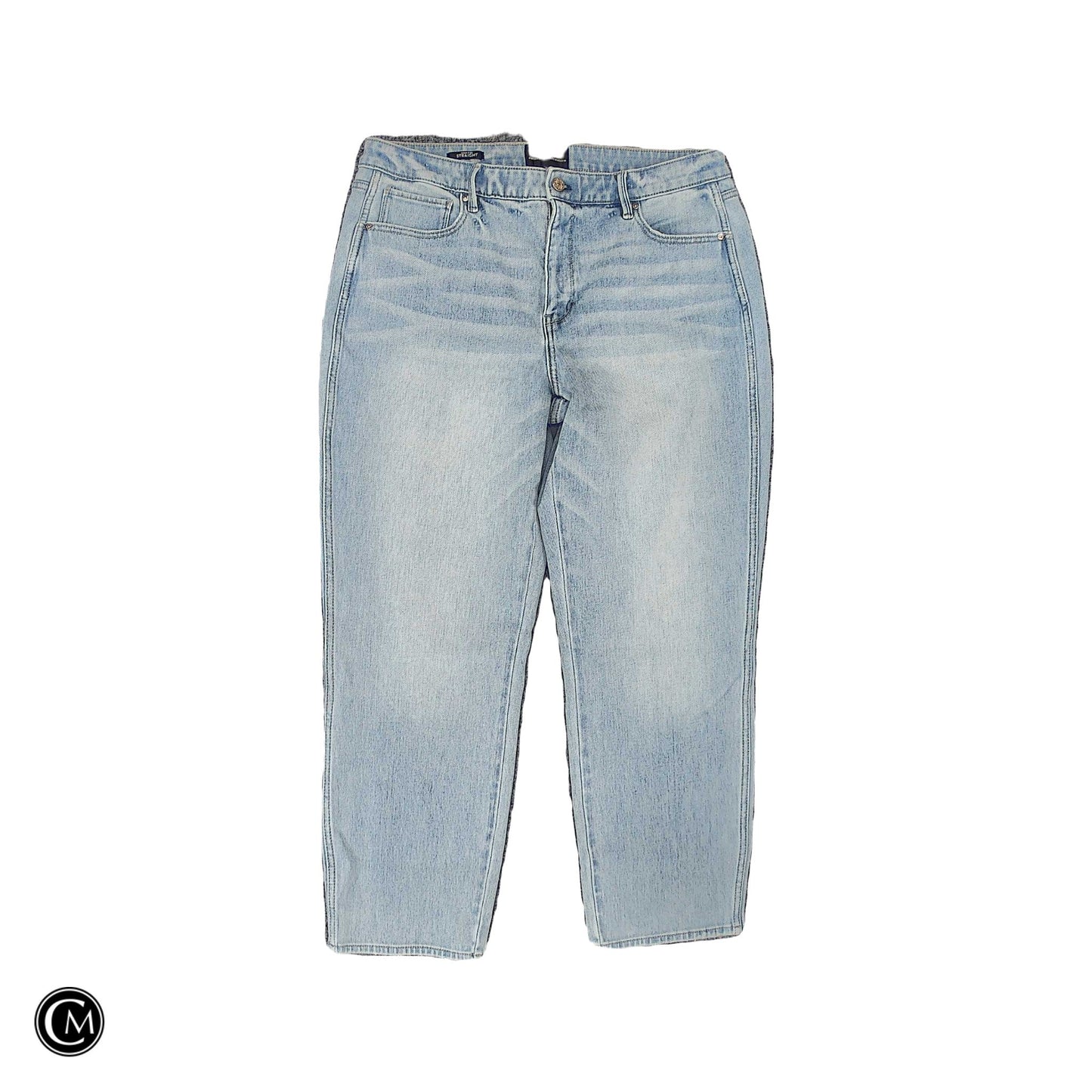 Jeans Straight By White House Black Market In Blue Denim, Size: 14