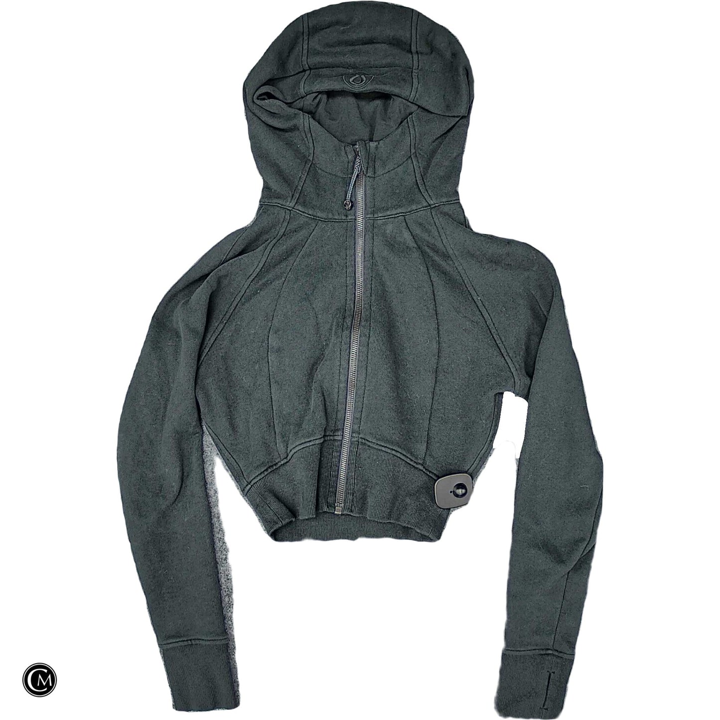 Athletic Jacket By Lululemon In Black, Size: S