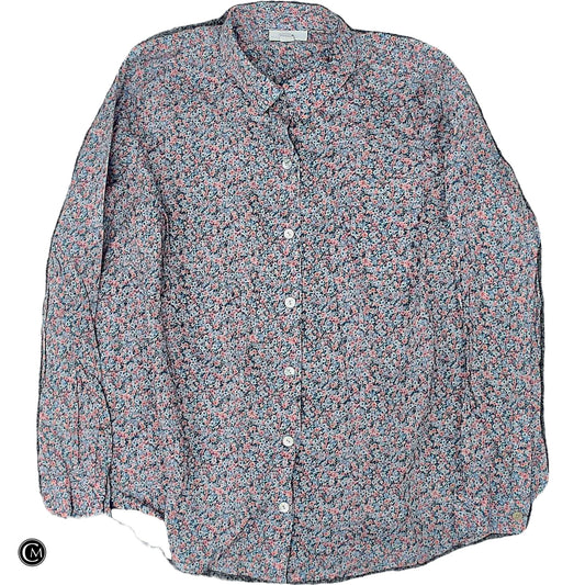 Top Ls By J. Jill In Blue & Pink, Size: Sp
