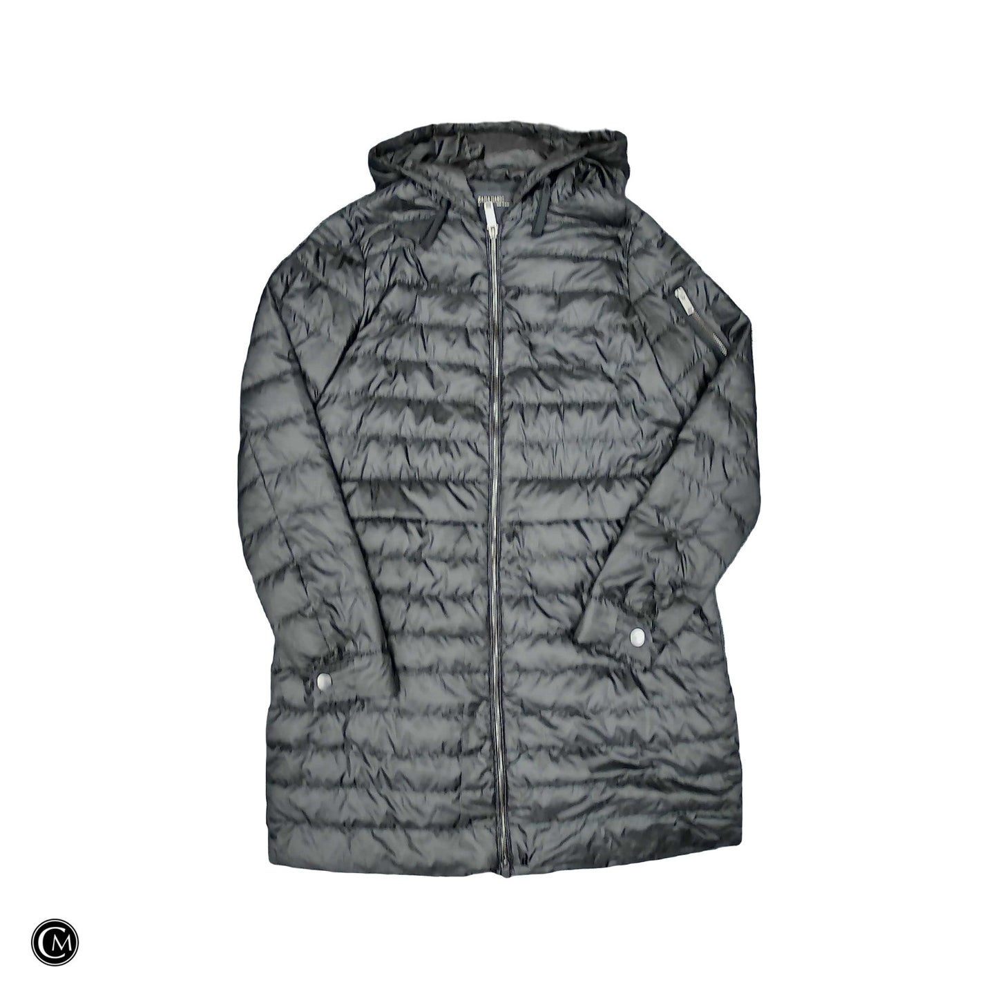 Coat Puffer & Quilted By Zara Basic In Black, Size: M